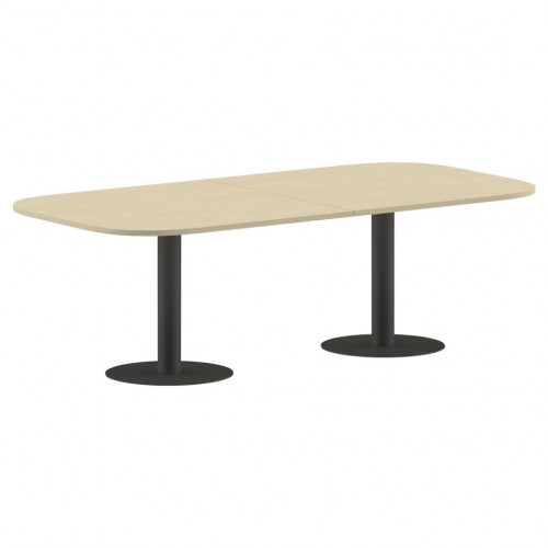 Конференц стол ПРГ-8 Клен*/Антрацит 3600х1200х750 IMAGO