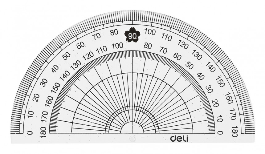 Набор линеек Deli MiYou EH657 пластик дл.15см ассорти компл.:лин.15см./треуг.2шт./трансп. пластиковый пакет с европодв.