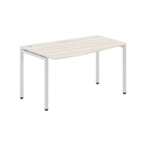 Стол эргономичный XSCT 149(L) Сосна Эдмонт/Алюминий 1400х700/900х750 XTEN-S