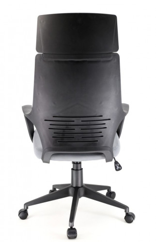 Кресло Everprof Trio Black T ткань серый