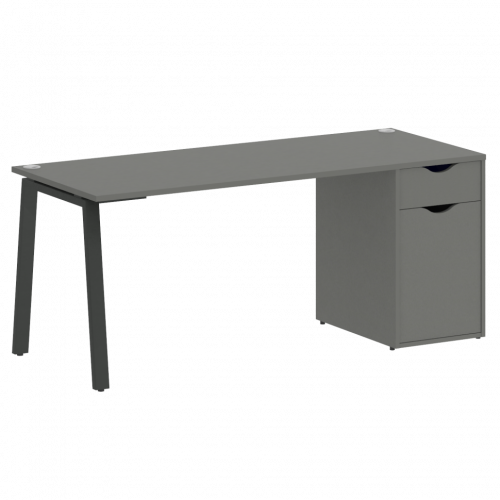 Home Office Стол письменный VR.SP-3-178.1.A Металлик/Антрацит металл 1780*720*750