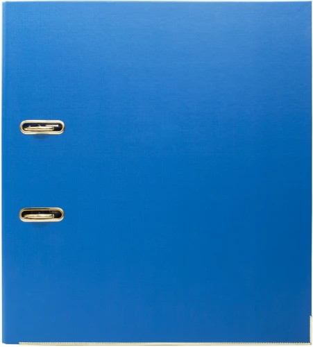 Папка-регистратор Silwerhof A4 75мм двусторон.ПВХ синий мет.окант. сборная (упак.:2шт)