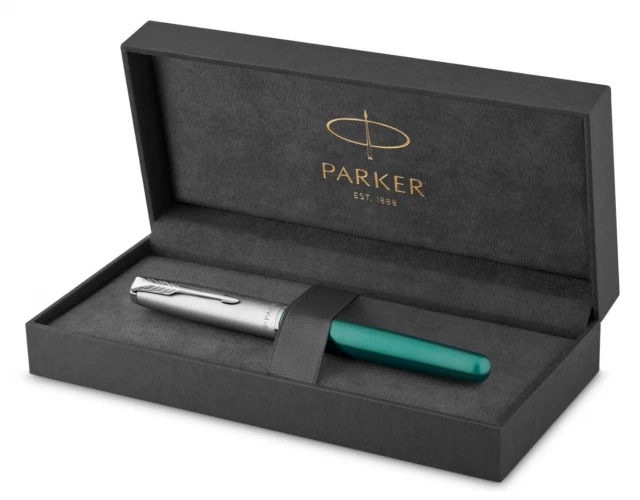 Ручка роллер Parker Sonnet Essentials SB T545 (CW2169364) LaqGreen CT F черн. черн. подар.кор.