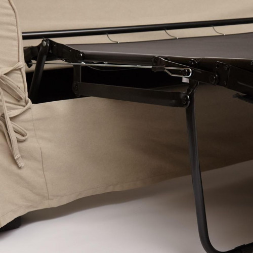 Диван - трансформер Secret De Maison Butterfly (mod.5220-60B), дерево береза, ткань: хлопок, 213х95х88см, бежевый / AJ808-05