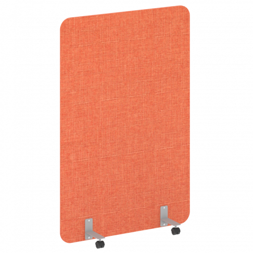 R-line soft Перегородка на металлических опорах, на роликах AP.R-120-180 Romeo 08/Серый металл 1200*18*1800