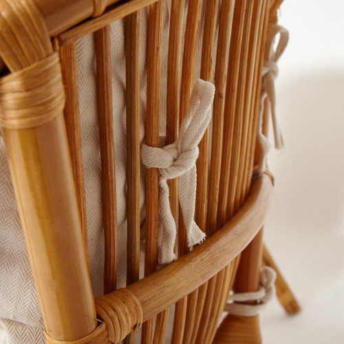 КОМПЛЕКТ " NEW BOGOTA " ( диван + 2 кресла + стол со стеклом ) /с подушками/, ротанг, кр:61х67х78,5см, дв:108х66х78,5см, ст:D60х56,5см, Honey (мед)