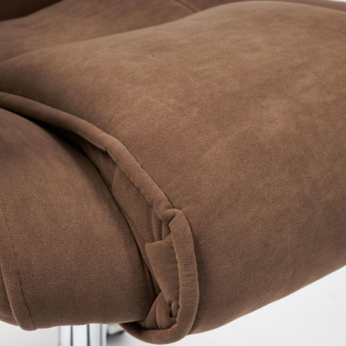 Кресло BERGAMO, флок , коричневый, 6