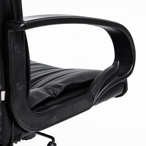 Кресло DAVOS, кож/зам, черный, 36-6