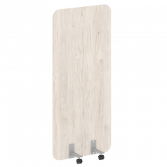 R-line Перегородка на металлических опорах, на роликах DP.R-80-180 Денвер светлый/Серый металл 800*18*1800