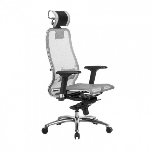 Кресло Метта Samurai S-3.04 MPES серый, сетчатая ткань