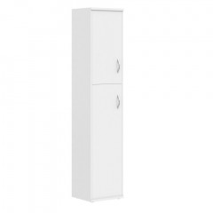 Шкаф колонка с глухой малой и средней дверьми СУ-1.8(L) Белый 406*365*1975 IMAGO
