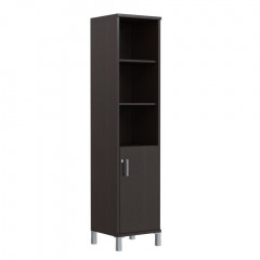 Шкаф-колонка высокая с замком в глухой малой двери B 431.3(RZ) Венге Магия 475х450х2054 BORN