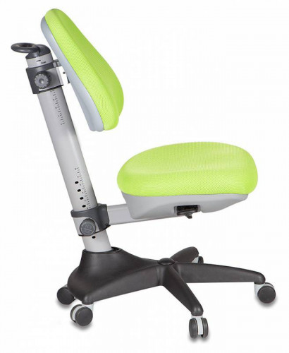 Кресло детское Бюрократ KD-2 салатовый TW-18 крестов. пластик