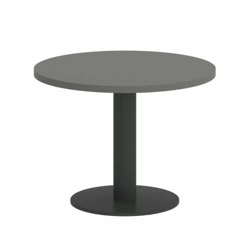 Home Office Стол журнальный круглый VR.SP-5-60.1G Металлик/Антрацит металл 600*600*450