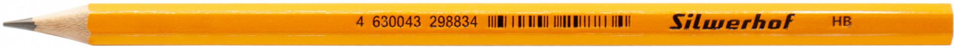 Карандаш ч/г Silwerhof Basic 2мм HB шестигран. дерево коробка/европод. (12шт)