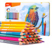 Карандаши цв. Deli EC00235 Color Emotion липа 36цв. мет.кор. (36шт)