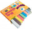 Мел цветной Silwerhof Монстрики 9цв. картон.кор.