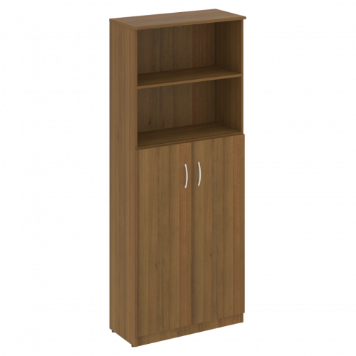Nova S Шкаф высокий широкий (2 средние двери ЛДСП) В.СТ-1.6 Орех 770*360*1915