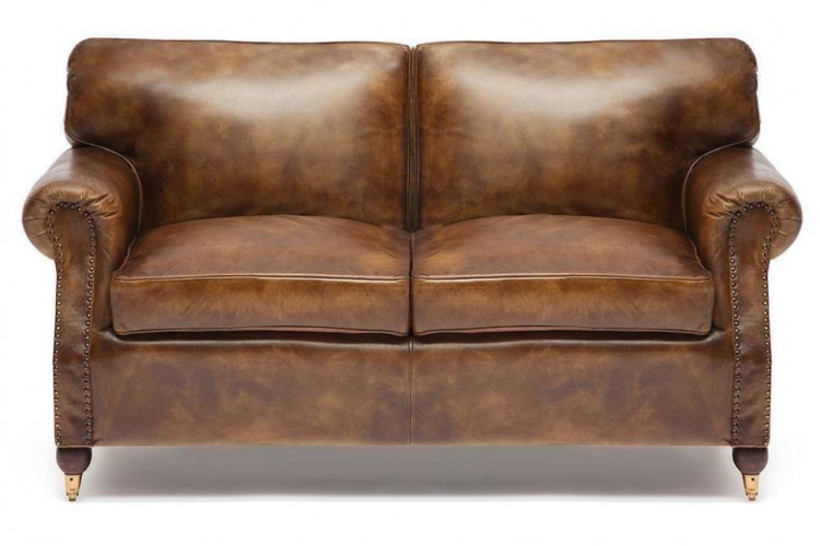 Диван 2-х местный Secret De Maison BRONCO ( mod. 1193 ) , кожа буйвола, 143х81х79см, Античный темный