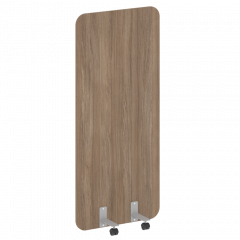 R-line Перегородка на металлических опорах, на роликах DP.R-80-180 Дуб аризона/Серый металл 800*18*1800