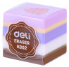 Ластик Deli EH302 прямоугольный 35x35x35мм ассорти индивидуальная картонная упаковка