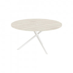 Конференц - стол XRST 150 Сосна Эдмонт/Белый 1200х1200х750 XTEN-S