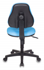 Кресло детское Бюрократ KD-4 голубой TW-55 крестов. пластик