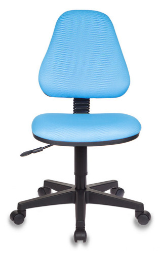 Кресло детское Бюрократ KD-4 голубой TW-55 крестов. пластик