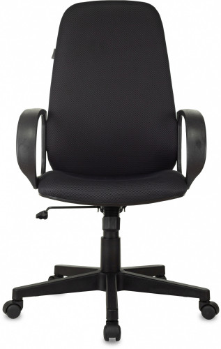 Кресло руководителя Бюрократ Ch-808AXSN темно-серый TW-12 крестов. пластик