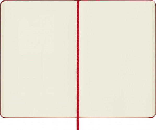 Блокнот Moleskine CLASSIC QP052F2 Medium 115x180мм 208стр. нелинованный твердая обложка красный