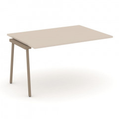 Estetica Проходной наборный элемент переговорного стола ES.NPRG-1.3-P Капучино/Латте металл 1380*980*750