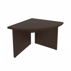First Угловой модуль переговорного стола левый KPR-4 (L) Венге 900*900*765