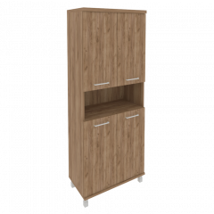 First Шкаф высокий широкий KST-1.5 Дуб табак 801*432*2060