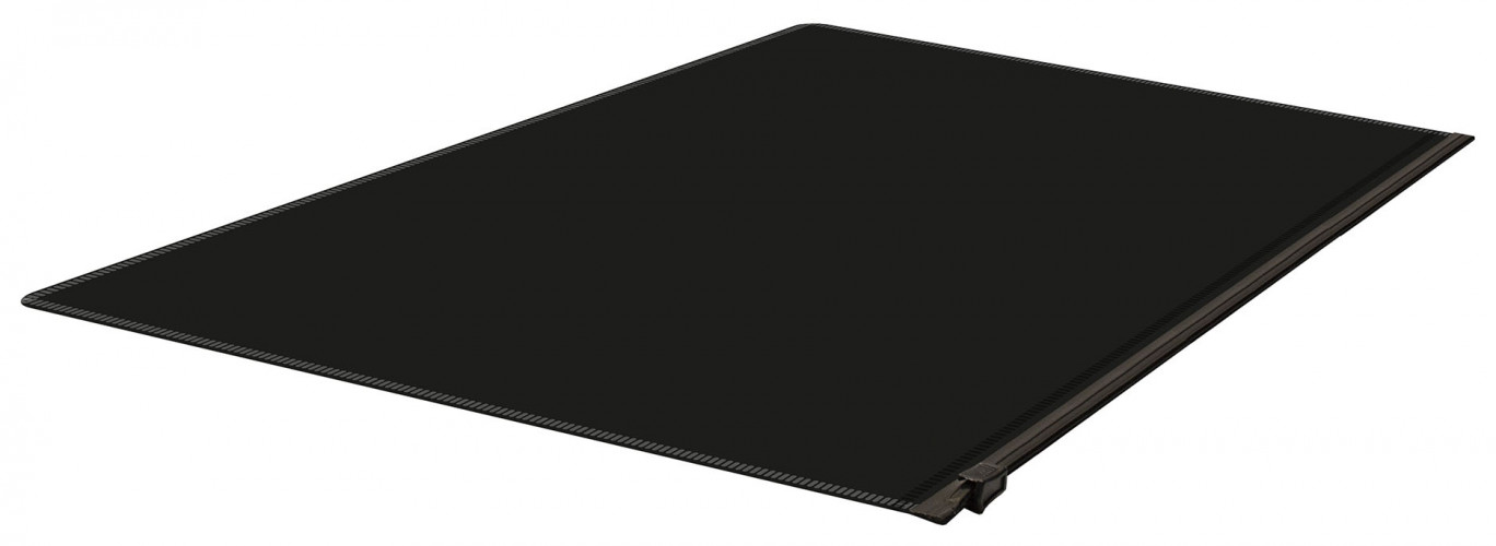 Папка на молнии ZIP Бюрократ -BPM4A2BLCK A4+ полипропилен 0.15мм черный цвет молнии черный