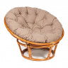 Кресло "PAPASAN"  23/01 W /с подушкой/, Cognac (коньяк), экошерсть Коричневый, 1811-5