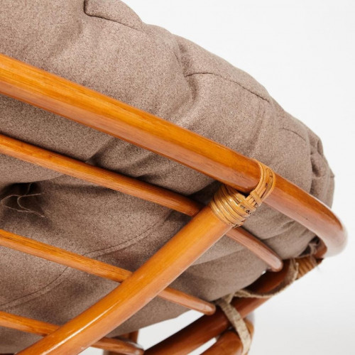 Кресло "PAPASAN"  23/01 W /с подушкой/, Cognac (коньяк), экошерсть Коричневый, 1811-5