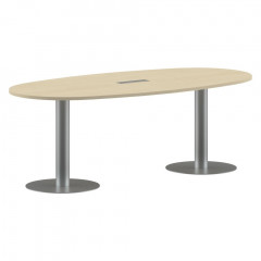 Конференц стол ПРГ-3 Клен*/Алюминий 2200х1100х750 IMAGO