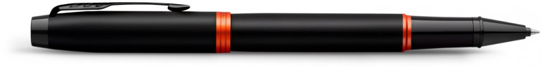 Ручка роллер Parker IM Vibrant Rings T315 (CW2172945) Flame Orange PVD F черн. черн. подар.кор.
