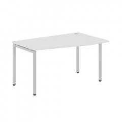 Стол эргономичный XSCT 149(R) Белый/Алюминий 1400х900х750 XTEN-S