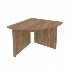 First Угловой модуль переговорного стола левый KPR-4 (L) Дуб табак 900*900*765