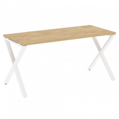Loft Стол рабочий VR.L-SRX-4.7 Тиквуд светлый/Белый металл 1580*720*750