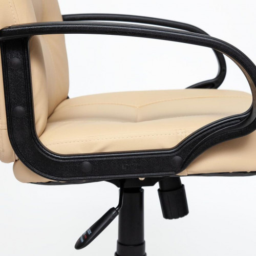 Кресло DEVON, кож/зам, бежевый, 36-34