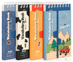 Блокнот Deli 25994 75х130мм 90л спираль ассорти