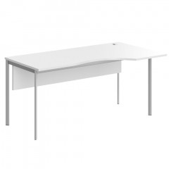 Стол эргономичный СА-1SD(R) Белый/Алюминий 1600х900х755. IMAGO-S