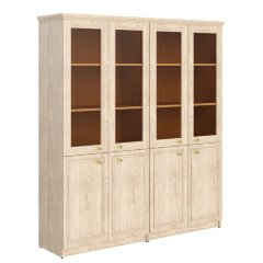 Шкаф высокий 2-х секционный комбинированный RHC 180.2 Дуб Девон 1808х466х2023 RAUT