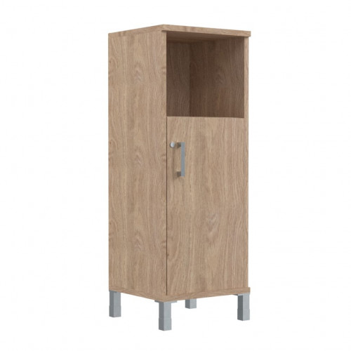 Шкаф-колонка средняя с замком в глухой малой двери B 421.3(RZ)  Дуб Девон 475х450х1286 BORN
