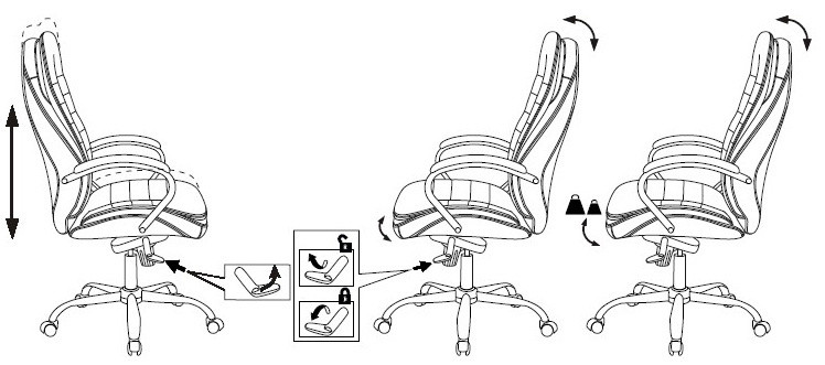 Кресло руководителя Бюрократ T-9950 черный кожа крестов. металл хром