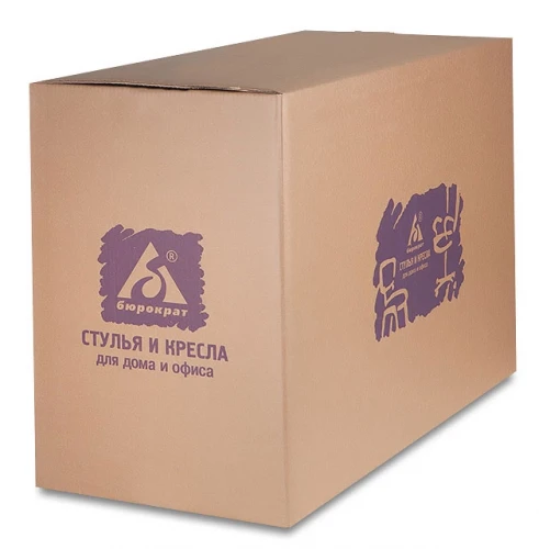 Кресло руководителя Бюрократ CH-993 синий эко.кожа крестов. металл хром