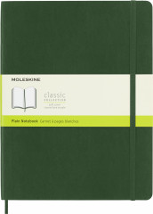 Блокнот Moleskine CLASSIC SOFT QP623K15 XLarge 190х250мм 192стр. нелинованный мягкая обложка зеленый