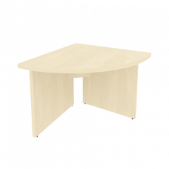 First Угловой модуль переговорного стола левый KPR-4 (L) Клён 900*900*765
